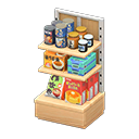 store shelf [Light wood] (Beige/Colorful)