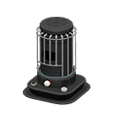 calefactor cilíndrico [Negro] (Negro/Negro)