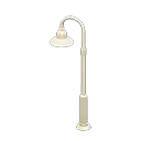 lampadaire courbé [Blanc] (Blanc/Blanc)