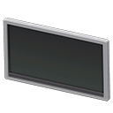 wall-mounted TV (50 in.): (Silver) Gray / Gray