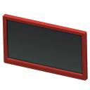 wall-mounted TV (50 in.): (Red) Red / Red