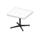 small café table [White] (White/Black)