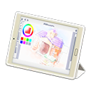 tablet device [White] (White/Colorful)