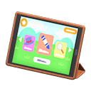 tablet device [Brown] (Brown/Colorful)