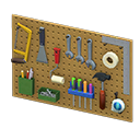 wall-mounted tool board: (Camel) Brown / Colorful