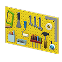 wall-mounted tool board: (Yellow) Yellow / Colorful