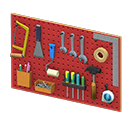 wall-mounted tool board: (Red) Red / Colorful