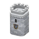 torreón de castillo [Gris] (Gris/Azul)