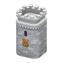castle tower [Gray] (Gray/Orange)