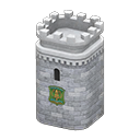 torreón de castillo [Gris] (Gris/Verde)