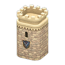 kasteeltoren [Ivoorwit] (Beige/Blauw)
