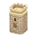 torreón de castillo [Marfil] (Beige/Naranja)