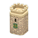 torreón de castillo [Marfil] (Beige/Verde)