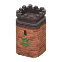 kasteeltoren [Bruin] (Bruin/Groen)