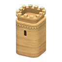 башня замка [Светло-коричневый] (Бежевый/Бежевый)