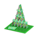 torre de naipes [Verde] (Verde/Blanco)