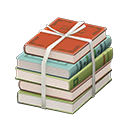 pile de papier à recycler [Dictionnaires] (Rouge/Multicolore)