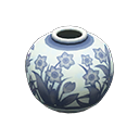 вазочка [Нарциссы] (Синий/Белый)