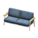 vintage sofa [Blue] (Blue/White)