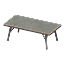 怀旧矮桌 [银色] (灰色/灰色)