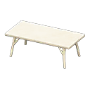 table basse stylée [Blanc] (Blanc/Blanc)