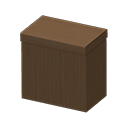 Image of Hoog houten blok