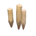 Image of Log stakes