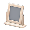 Image of Wooden table mirror