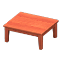 wooden table: (Cherry wood) Orange / Orange