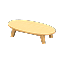 wooden low table