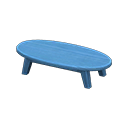 Animal Crossing New Horizons Blue Wooden Low Table