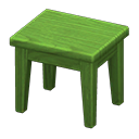 wooden mini table: (Green) Green / Green