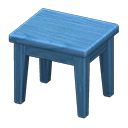 wooden mini table: (Blue) Blue / Blue