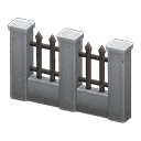 Animal Crossing New Horizons Iron-and-stone Fence Image