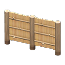 bamboo-slats fence