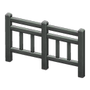 clôture en fer [Noir]