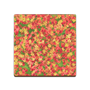 colored-leaves flooring