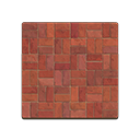 Animal Crossing New Horizons Red-brick Flooring Image