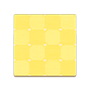 Animal Crossing New Horizons Cute Yellow-tile Flooring Image