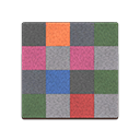 Animal Crossing New Horizons Colorful Tile Flooring Image