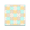 Animal Crossing New Horizons Sepia Puzzle Flooring Image