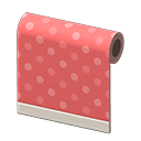 Animal Crossing New Horizons Red Dotted Wall Image