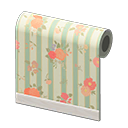 Animal Crossing New Horizons Green Flower-print Wall Image