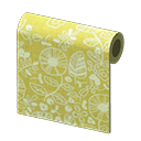 Animal Crossing New Horizons Yellow Intricate Wall Image