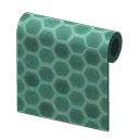 Animal Crossing New Horizons Green Honeycomb-tile Wall Image