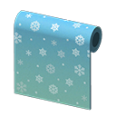 Animal Crossing New Horizons Cube's House Snowflake Wall Wallpaper