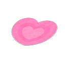 pink heart rug: () Pink / Pink