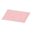 粉紅色簡約浴室地墊