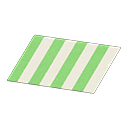 Animal Crossing New Horizons Green Stripes Rug Image