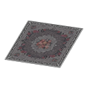 elegant black rug